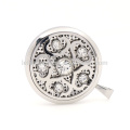 China factory price silver magnetic perfume lockets for girls wholesale